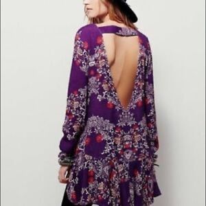 Free people purple long sleeve